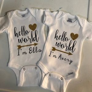 Custom name onesie